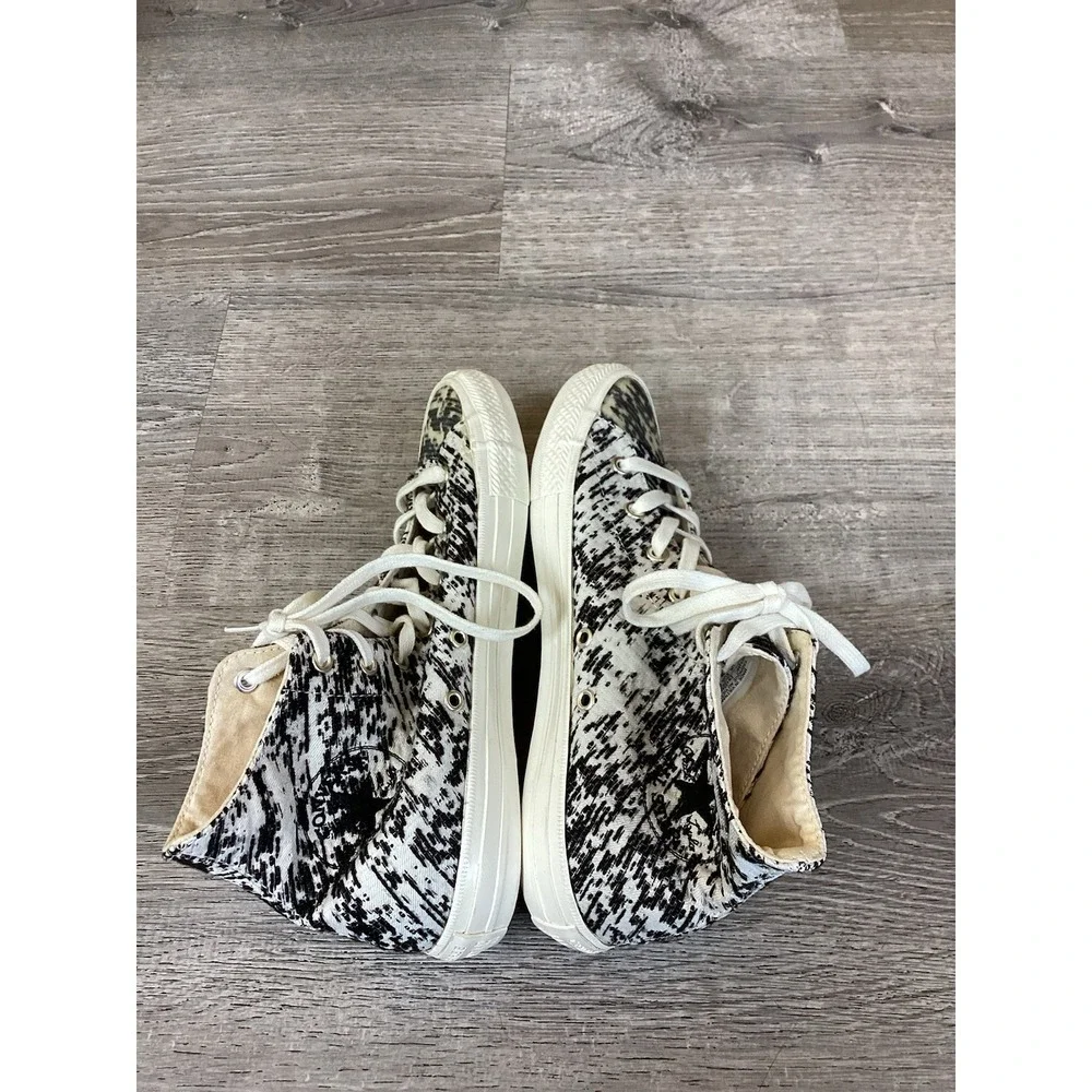 Converse All Star Gemma OX Womens Size 8 Shoes Black White High Sneakers 553448C